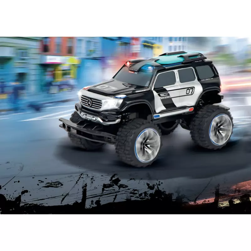 Carrera RC Mercedes Benz Ener-G-Force, Police - with LED Lights and Siren