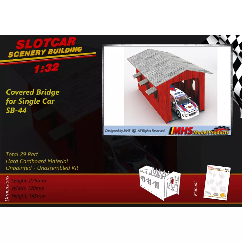 MHS Model SB-44 Covered Bridge