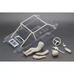 BRM S-502LC Camaro unpainted lexan cockpit