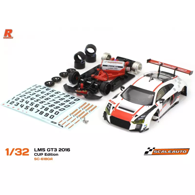 Scaleauto SC-6180A LMS GT3 2016 CUP Edition, White/Red