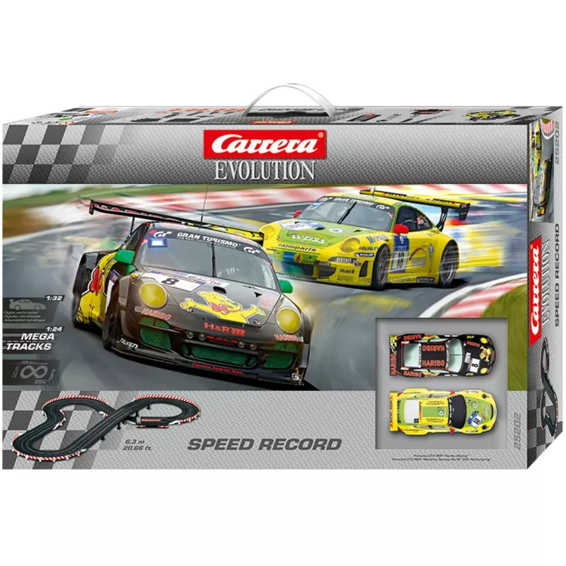 Carrera Evolution 25202 Speed Record Set