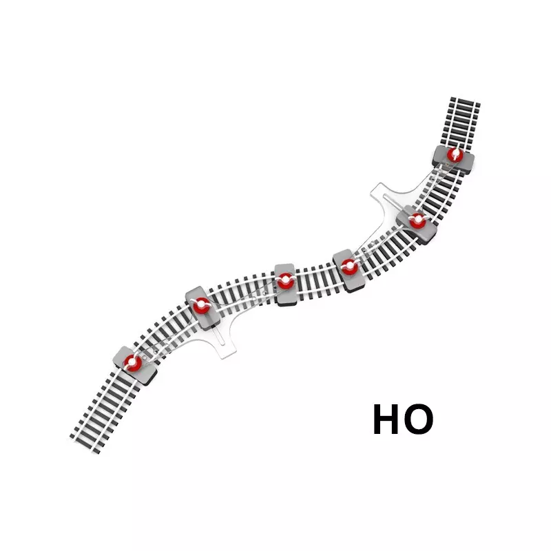 Proses FT-HO-01 Support pour Rail Flexible HO/OO