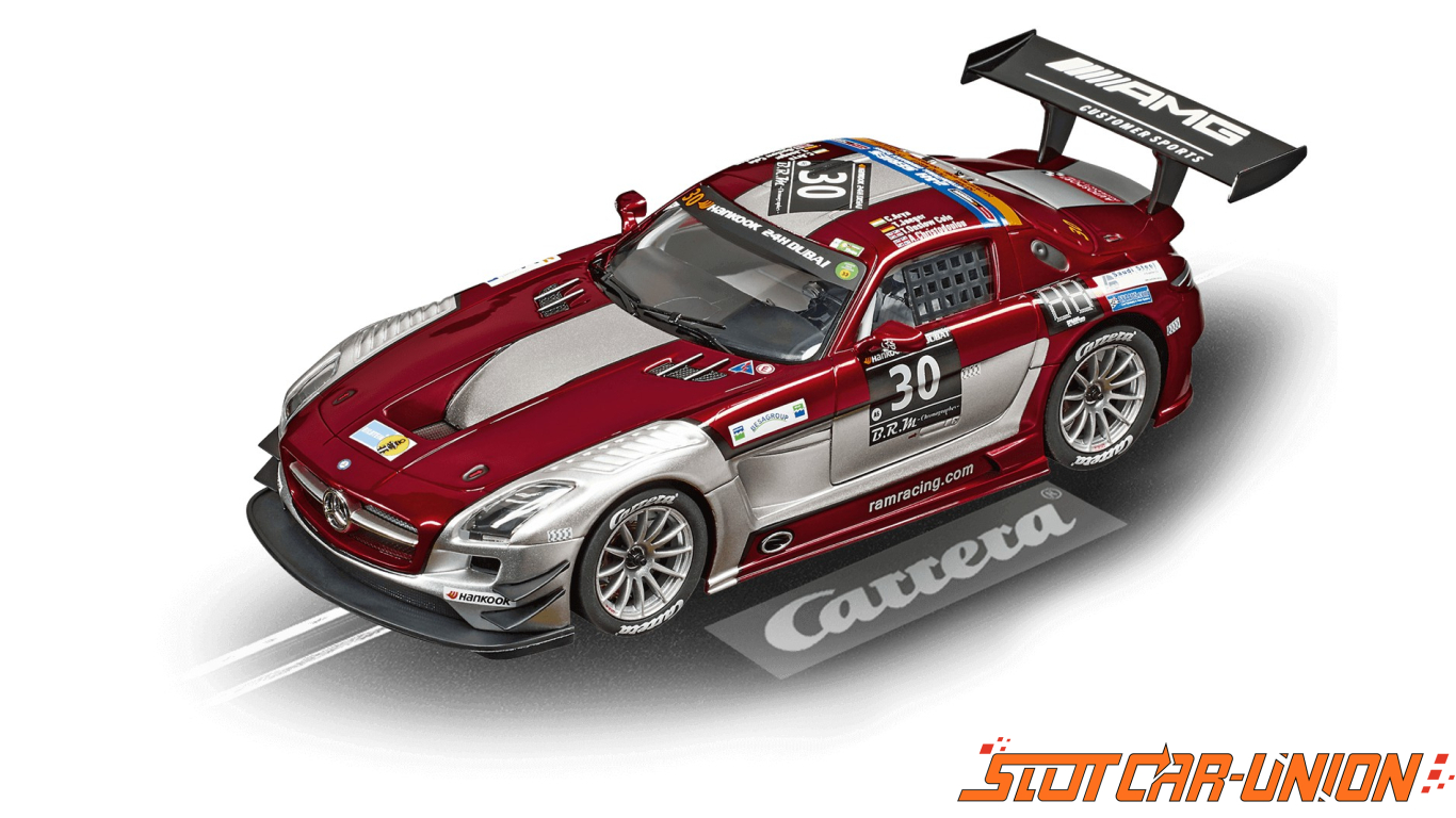 CARRERA DIGITAL 124 23825 Mercedes Benz SLS AMG GT3 "Martini No.33 NEU STP FOTOS 