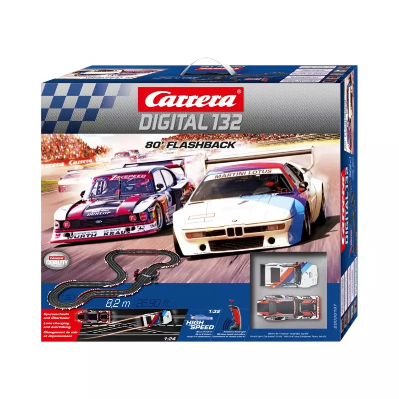 Carrera DIGITAL 132 30197 Coffret 80' Flashback