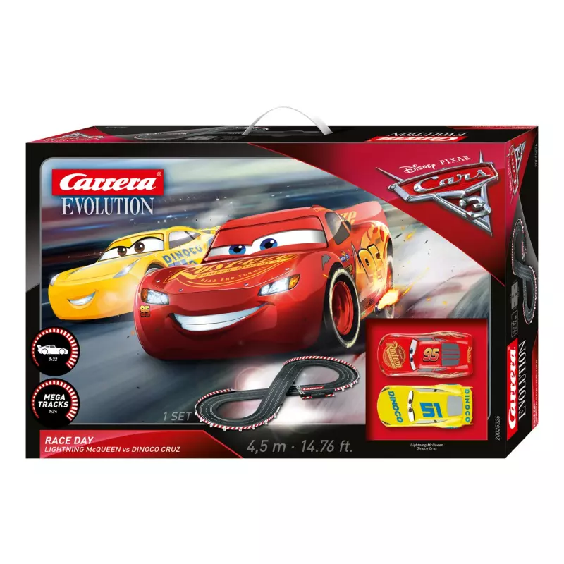 Carrera Evolution 25226 Coffret Disney/Pixar Cars 3 - Race Day