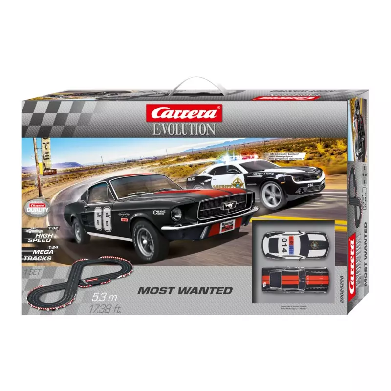 Carrera Evolution 25228 Coffret Most Wanted