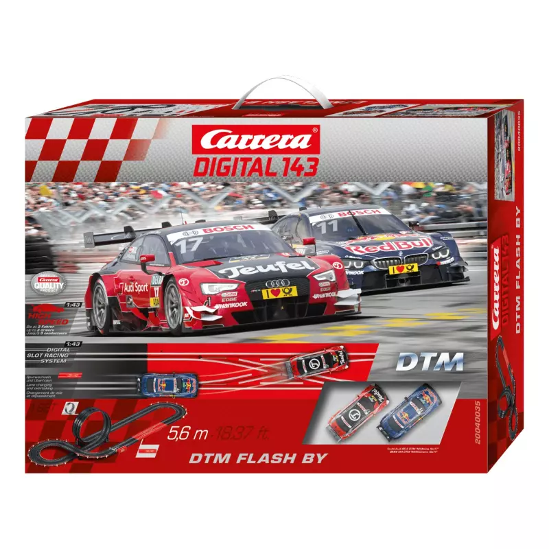 Carrera DIGITAL 143 40035 Coffret DTM Flash By