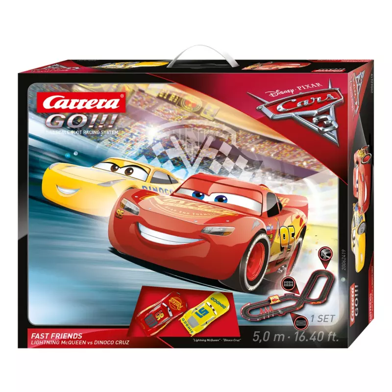 Carrera GO!!! 62419 Coffret Disney/Pixar Cars 3 - Fast Friends