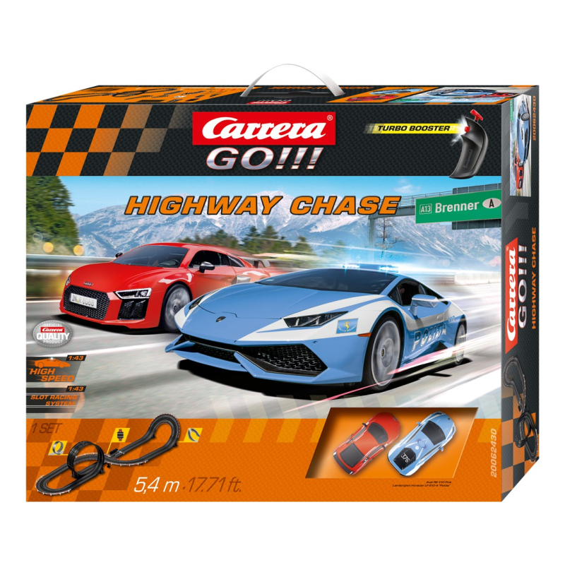 Carrera GO!!! 62430 Highway Chase Set - Slot Car-Union