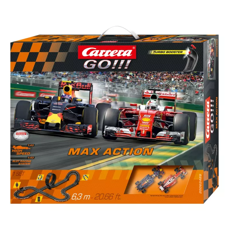 Carrera GO!!! 62429 Coffret Max Action