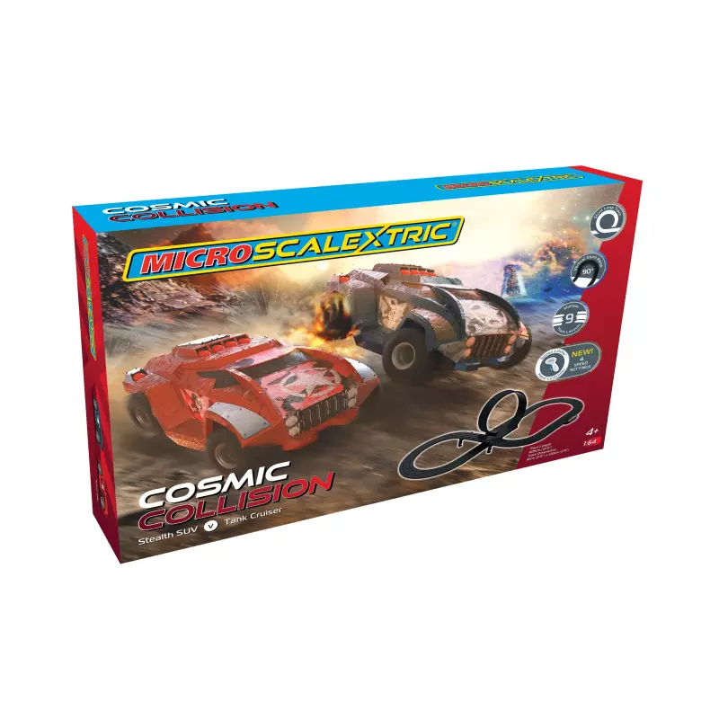 Micro Scalextric G1131 Cosmic Collision Set