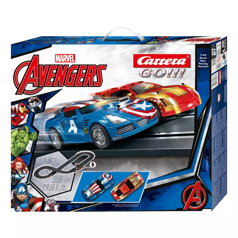  Carrera GO!!! 62473 Coffret The Avengers