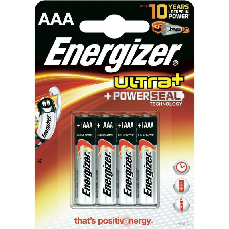                                     Piles AAA (LR03) - Energizer Ultra+