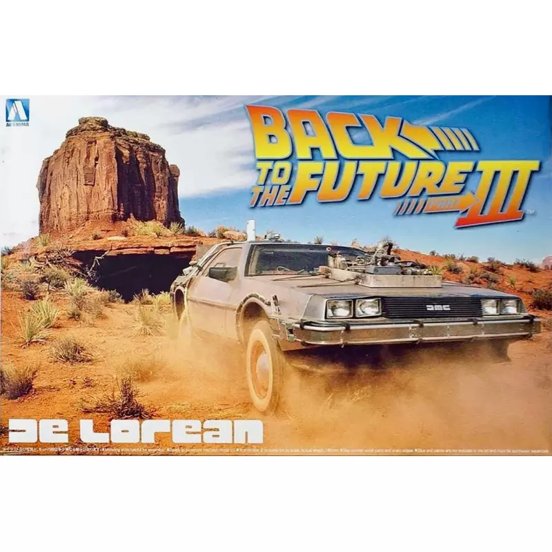 AOSHIMA 11874 Kit 1/24 DeLorean Back to the Futur Part 3