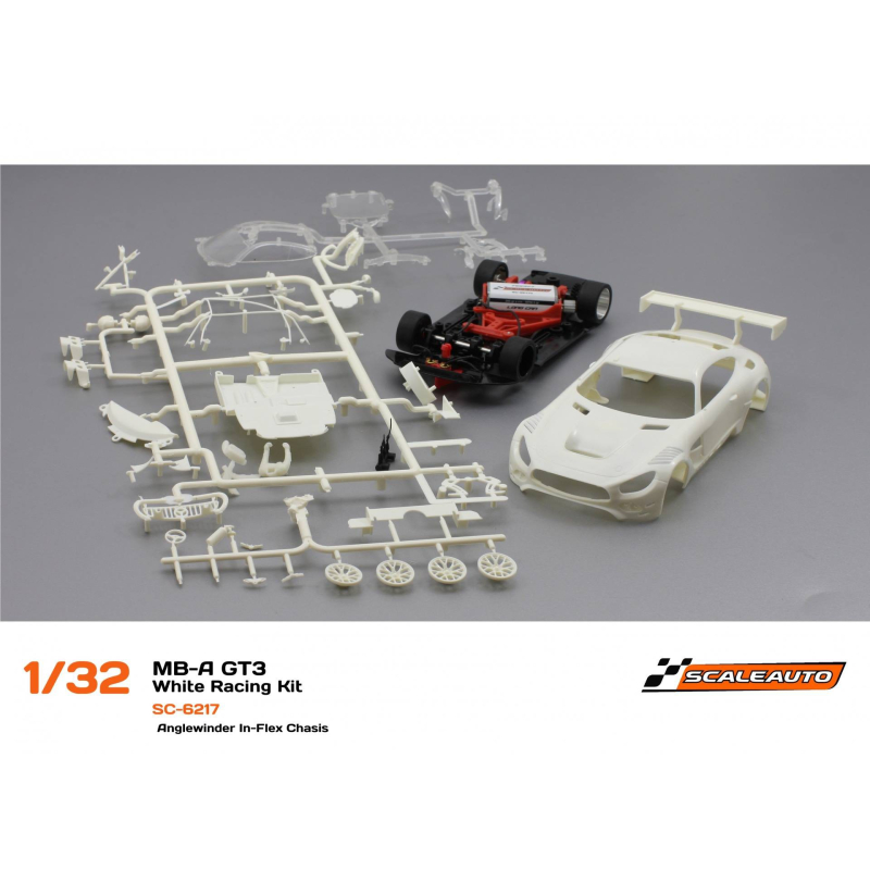                                    Scaleauto SC-6217 MB-A GT3 White Racing Kit