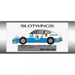 Slotwings W044-03SP Porsche 934 Rally Catalunya 1983