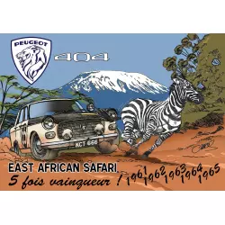 Proto Slot-Kit CB109 Peugeot 404 n.65 Vainqueur East African Safari 1963