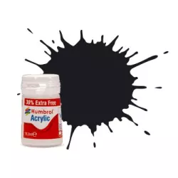 Humbrol AB0021EP No. 21 Black Gloss - 14ml Acrylic Paint plus 30% extra free