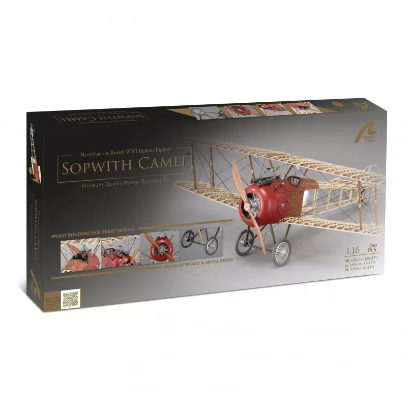 Artesania Latina 20351 Wooden and Metal Model: Sopwith Camel Fighter 1/16