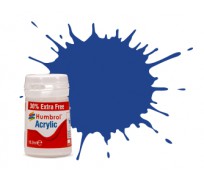 Humbrol AB0025EP No. 25 Blue Matt - 14ml Acrylic Paint plus 30% extra free