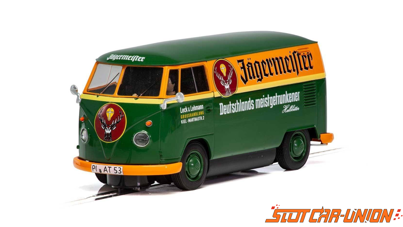 Scalextric "Jagermeister" Volkswagen Panel Van T1b DPR Light 1/32 Slot Car C3938 