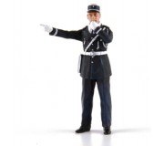 LE MANS miniatures Figure André, policier avec son sifflet