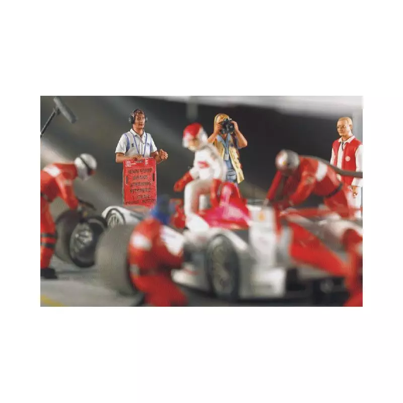  LE MANS miniatures Coffret figurines Team Audi