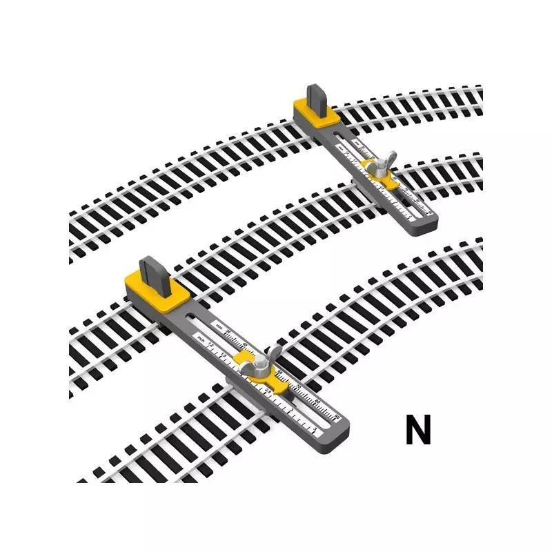 Proses PT-N-01 N Scale Adjustable Parallel Track Tool