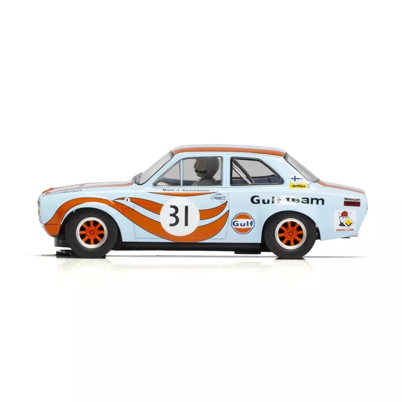 Scalextric C4013 Ford Escort Mk1 Gulf Edition - Slot Car-Union
