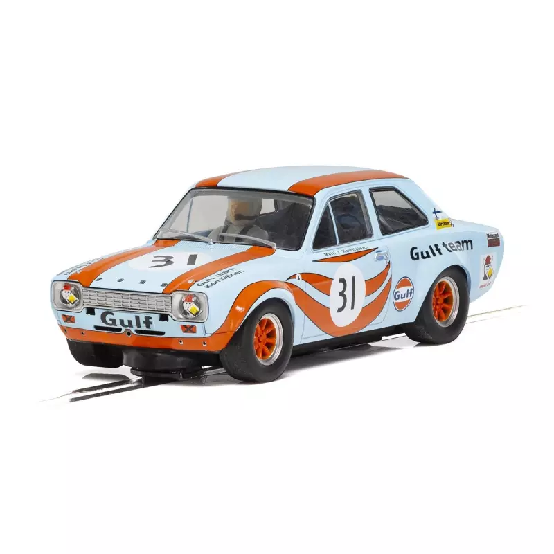 Scalextric Ford Escort MK1 – Gulf Edition | Home Racing World