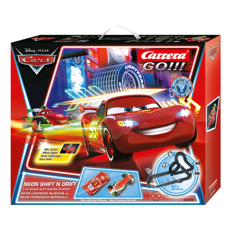                                     Carrera GO!!! 62332 Coffret Disney/Pixar Cars Neon Shift'n Drift