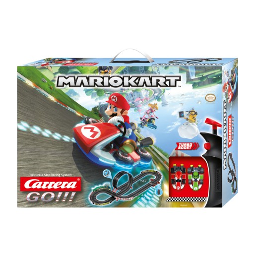 Mario Kart Battery Operated 1:43 Scale Slot Car Racing Toy Track Set New Kid Toy 