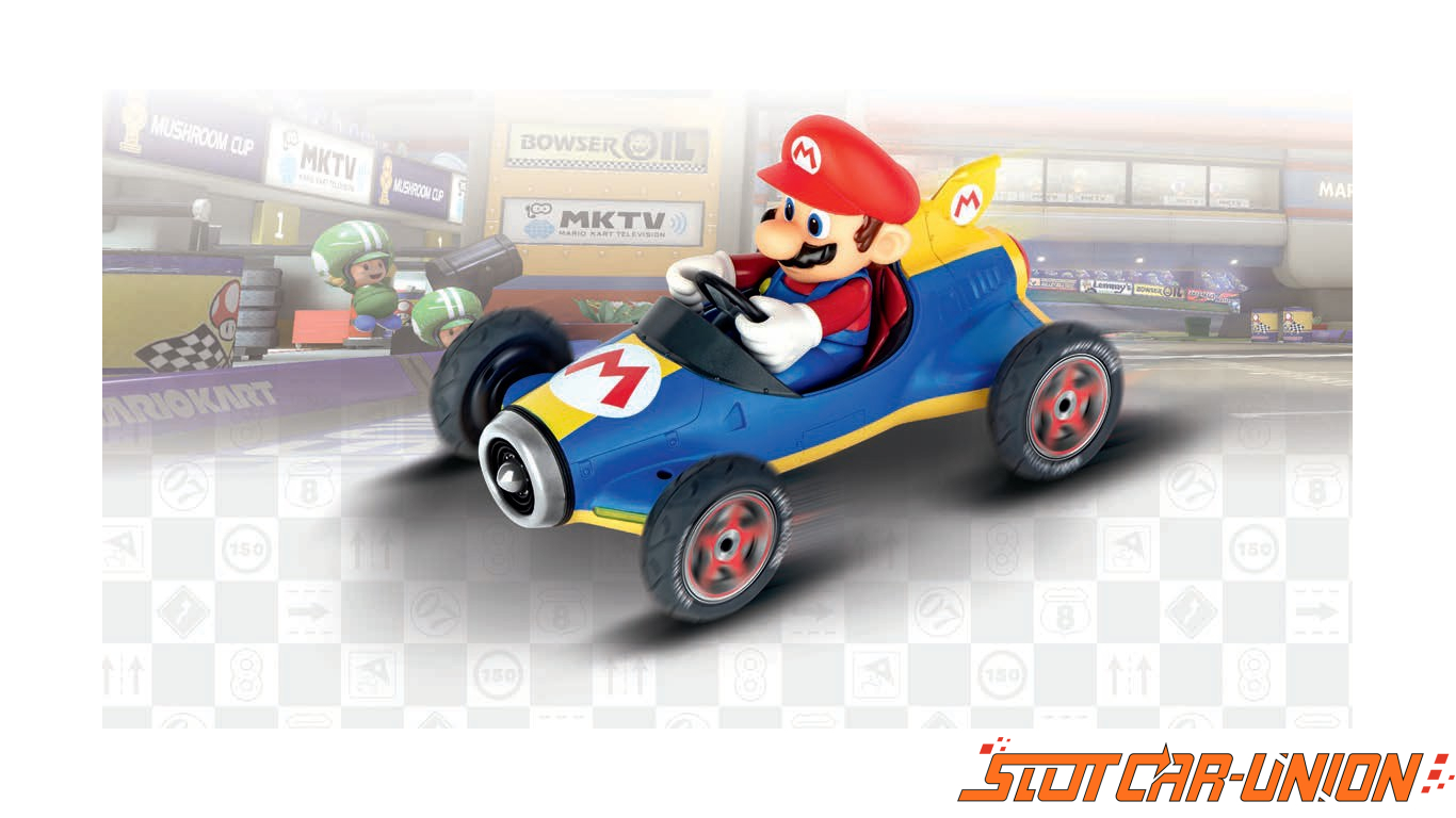 Voiture radiocommandée Carrera 1/18 Mario Kart Mach 8 - La Grande