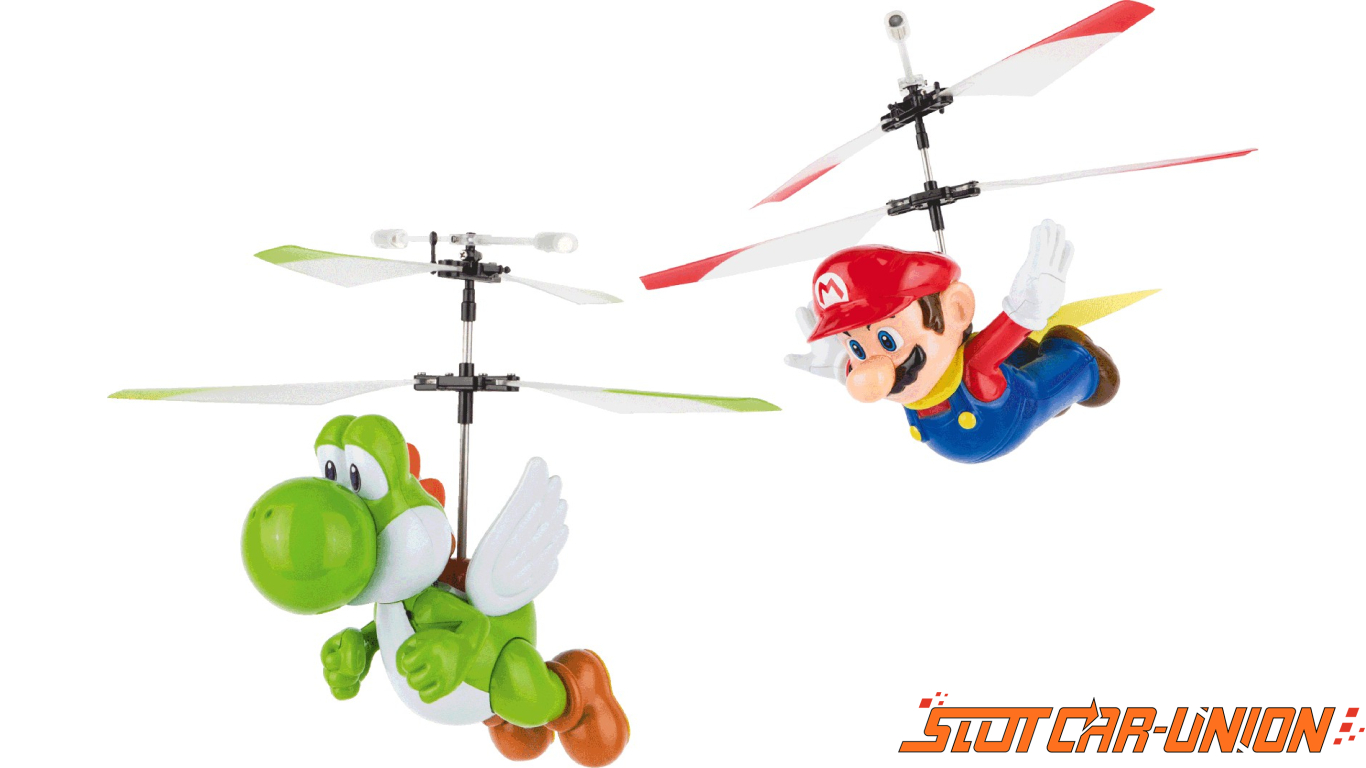 Carrera RC Super Mario™ - Twin Pack - Flying Cape Mario + green Yoshi -  Slot Car-Union