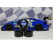 1/32 PAULGAGE SLOT CAR TIRE 2pr TUNING SET Front/Rears fits Carrera Ford GT 