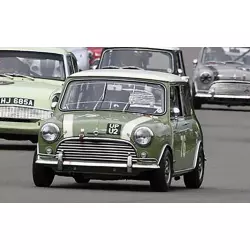 Scalextric C4059 Austin Mini Cooper S, Goodwood 2018, Johnny Adam, Nick Swift