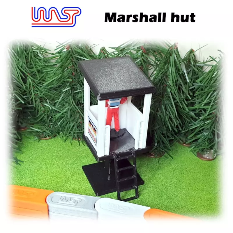 WASP Marshall hut - raised