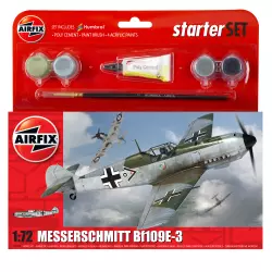 Airfix Messerschmitt Bf109E-3 Starter Set 1:72