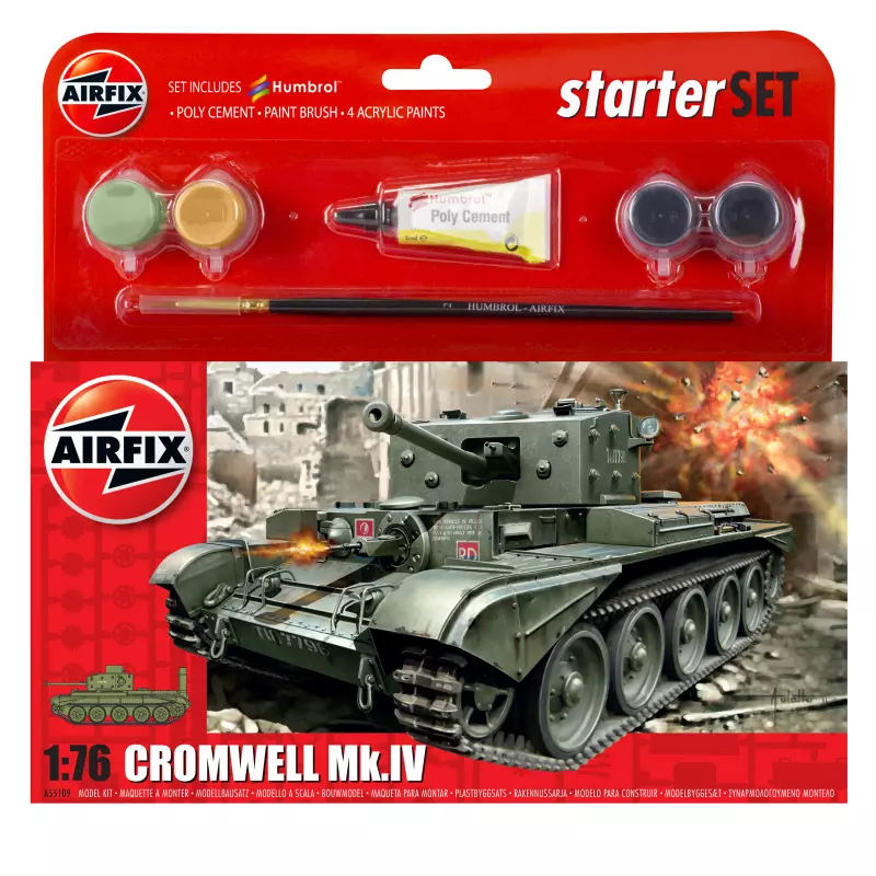 Airfix Cromwell MkIV Tank Starter Set 1:76