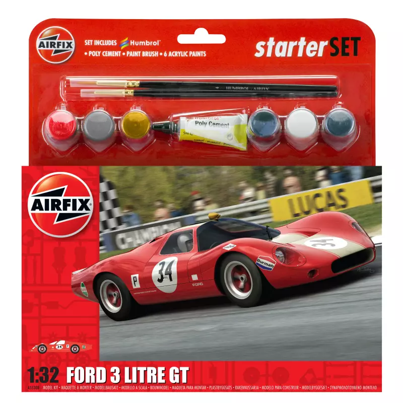 Airfix A55308 Ford 3 Litre GT Starter Set 1:32