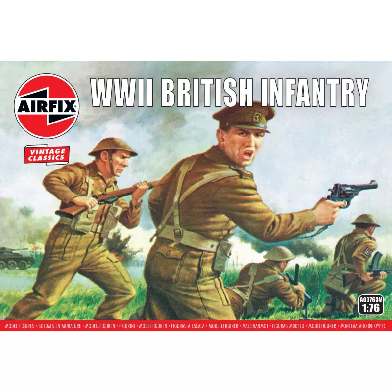 Airfix Vintage Classics - WWII British Infantry N. Europe 1:76