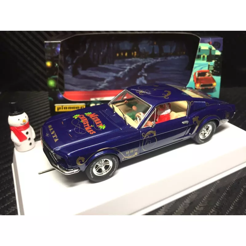 Pioneer P072 Mustang 390 GT Santa's 'Stang, Tinsel Blue 2018 Christmas Edition