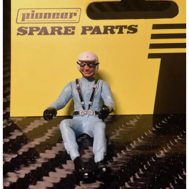 Pioneer FD201546 Painted Driver Figure, White Helmet, Blue Suit