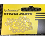 Pioneer AS203243 Axle Spacers, 1.50mm thick, 5mm dia, 2.5mm center hole x20