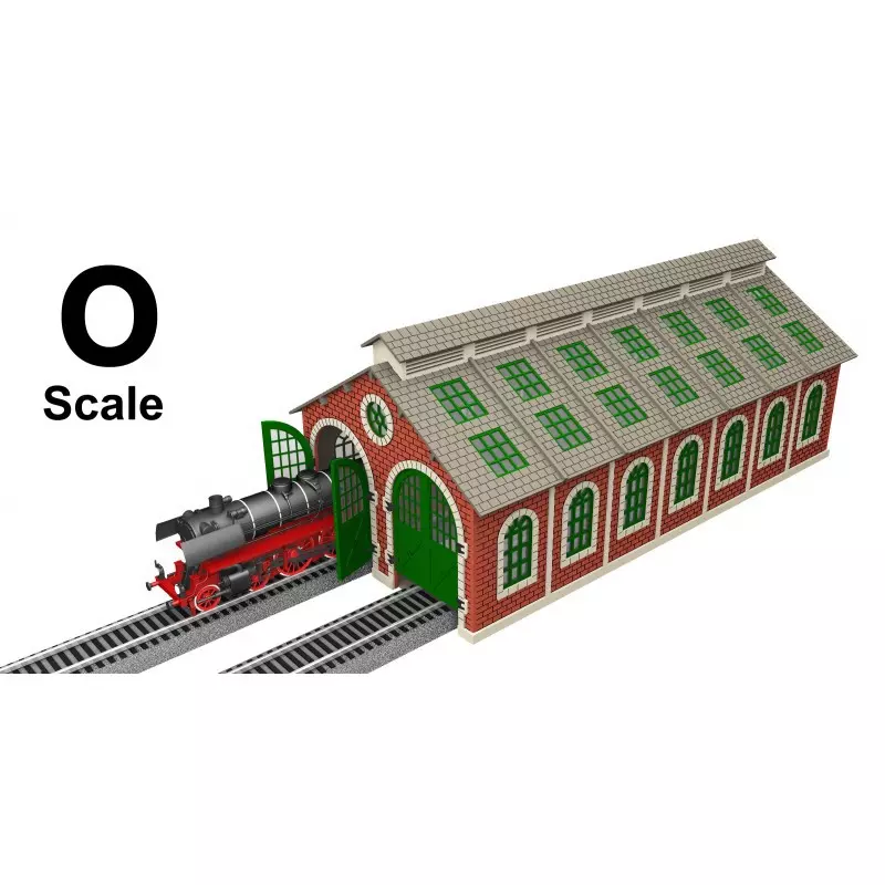 Proses LS-034 Dépôt de Locomotive Double (Échelle O)