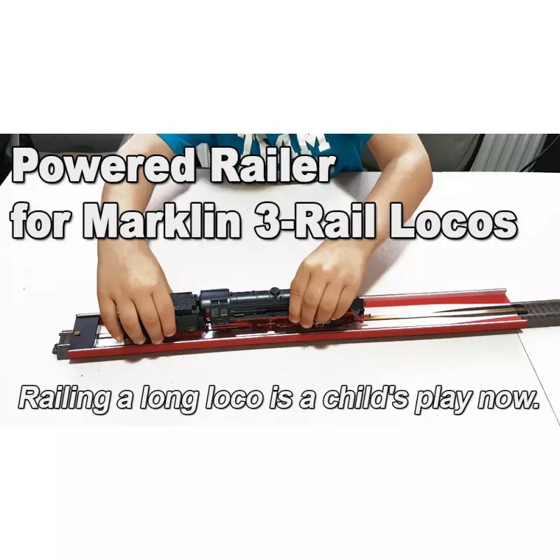 Proses RLR-03 HO Powered Railer For Marklin 3-Rail Tracks