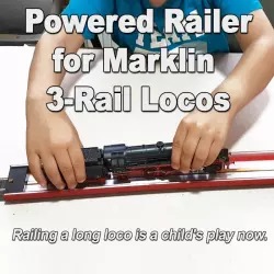 Proses RLR-03 HO Powered Railer For Marklin 3-Rail Tracksaches and Wagons