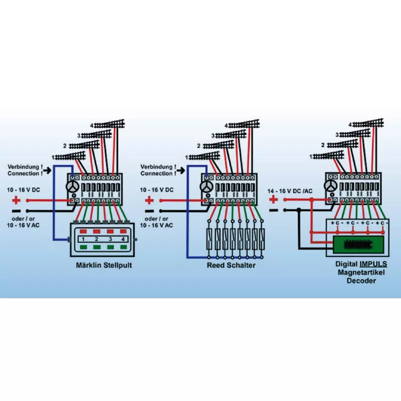 NOCH 60264 Switch Module for KATO and ROKUHAN Switches