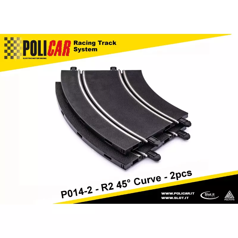  Policar P014-2 R2 45° Curve x2