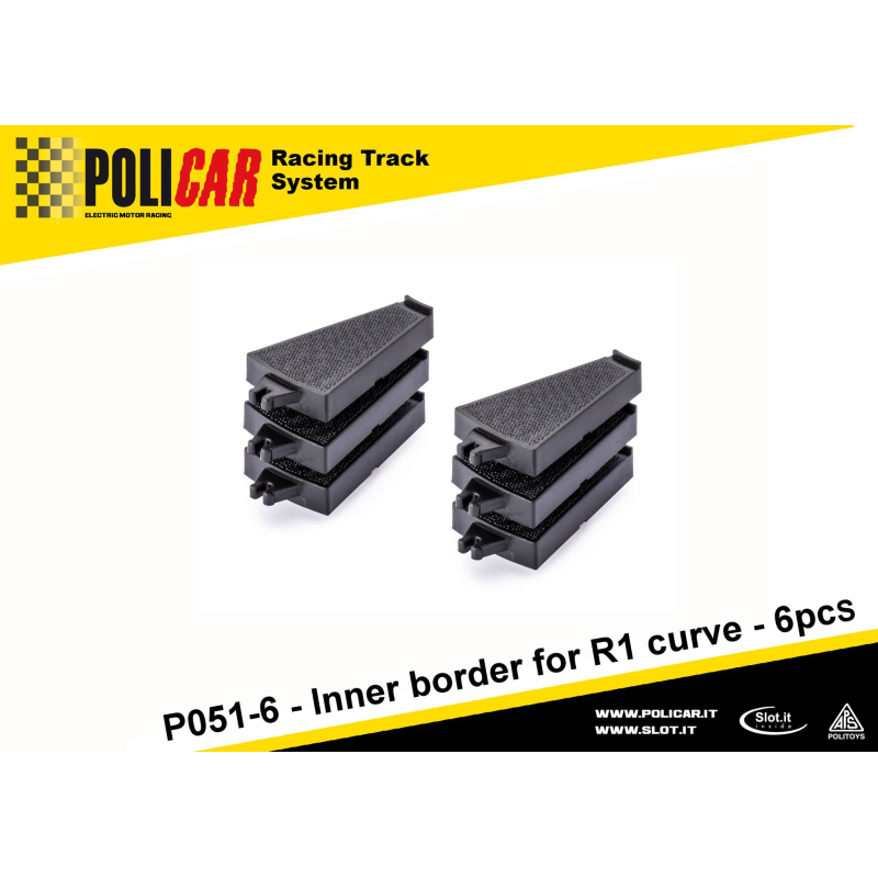                                     Policar P051-6 Inner Border for R1 Curve x6